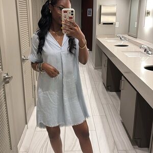 Francesca's Collections Light Blue Dress